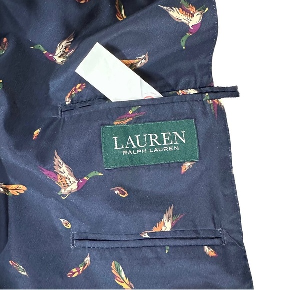 Ralph Lauren Men Tan 100% Cotton Corduroy 2-Button Blazer Sz 48L Suit Jacket - Picture 8 of 12